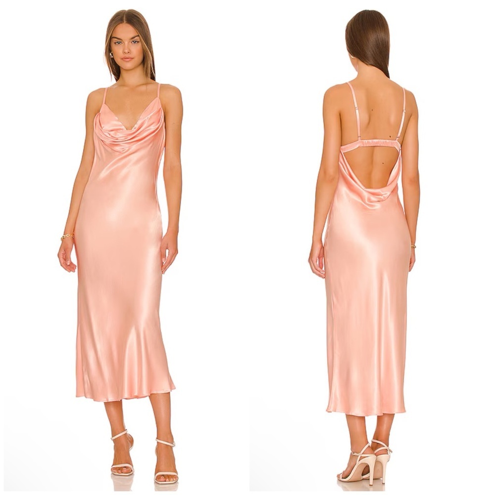 L’Academie Rumi Dress in Blush Nude
